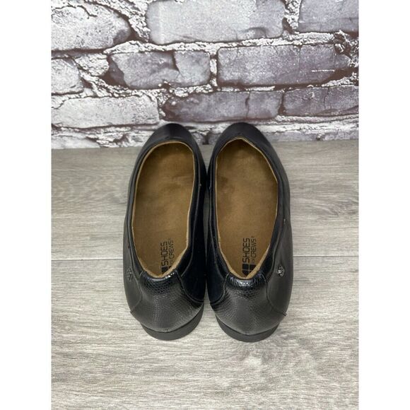 Shoes For Crews 55315 Reese Black Leather Work Slip Flats Women Sz 11M US/43EU - Picture 5 of 16